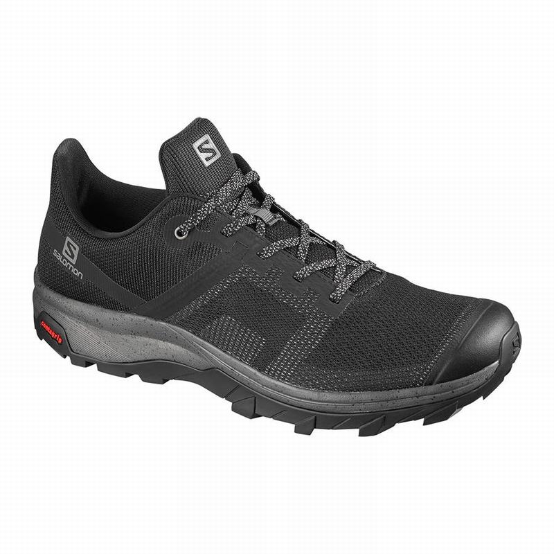 Salomon Singapore Mens Hiking Shoes - OUTLINE PRISM Black | 86423-XSPH